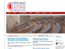 Tablet Screenshot of ccclatinocaucus.org